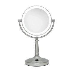 Zadro Cordless Dual Sided LED Lighted Vanity Mirror 5x/1x